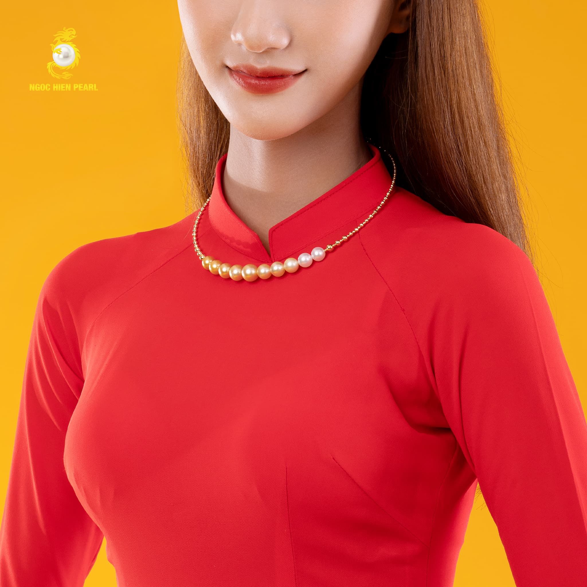 Kiềng ngọc trai thiết kế GDC030