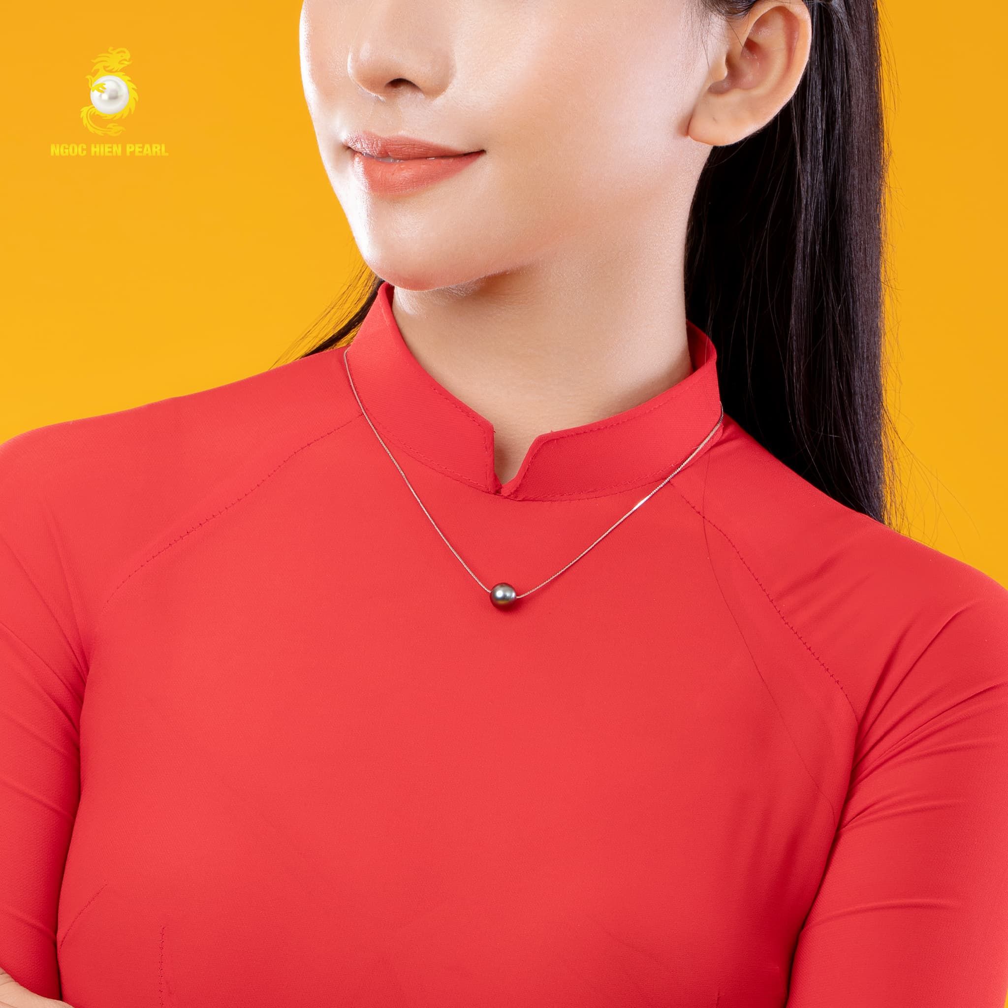 Dây chuyền ngọc trai Tahiti 4A GPC001
