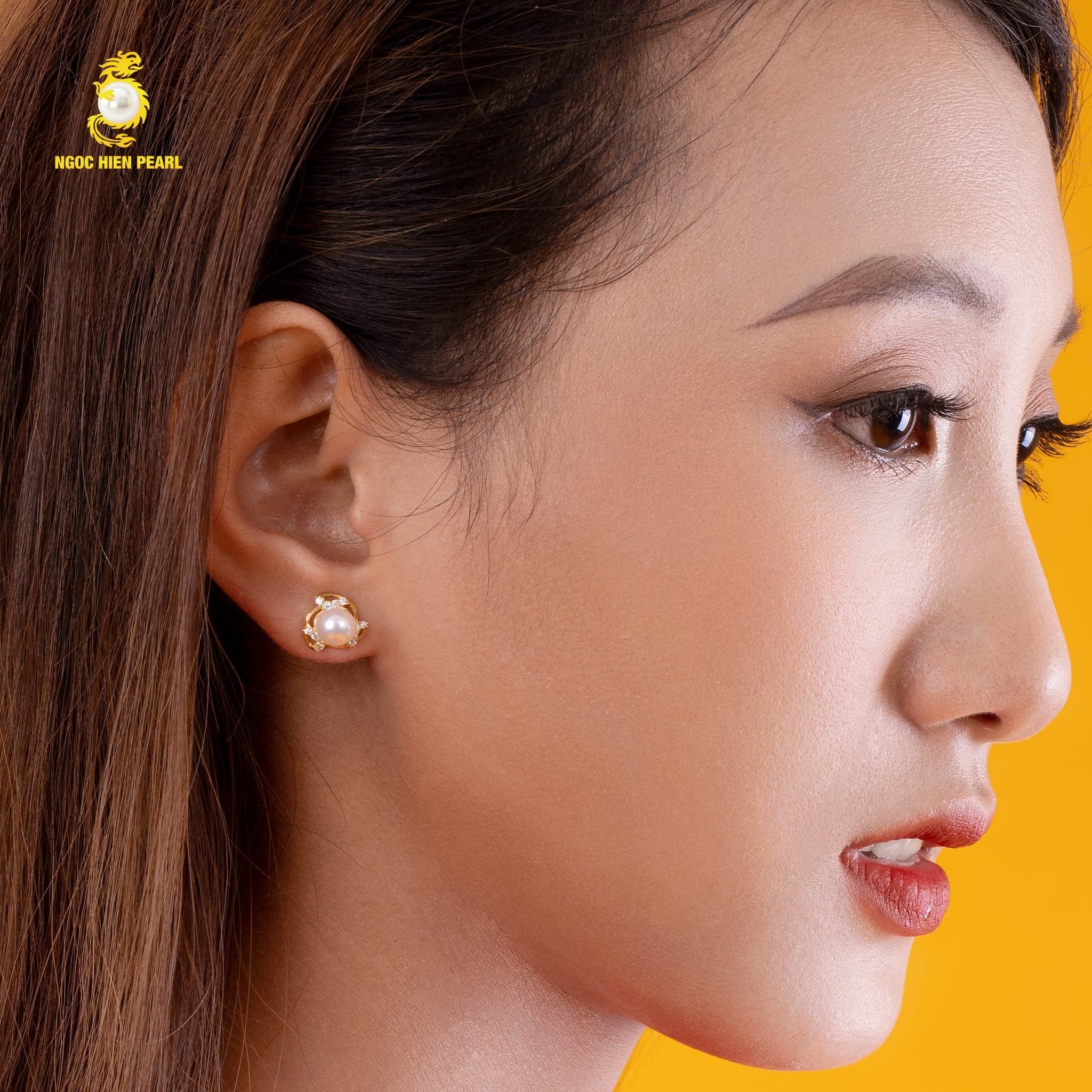 Bông tai ngọc trai Freshwater GCE220