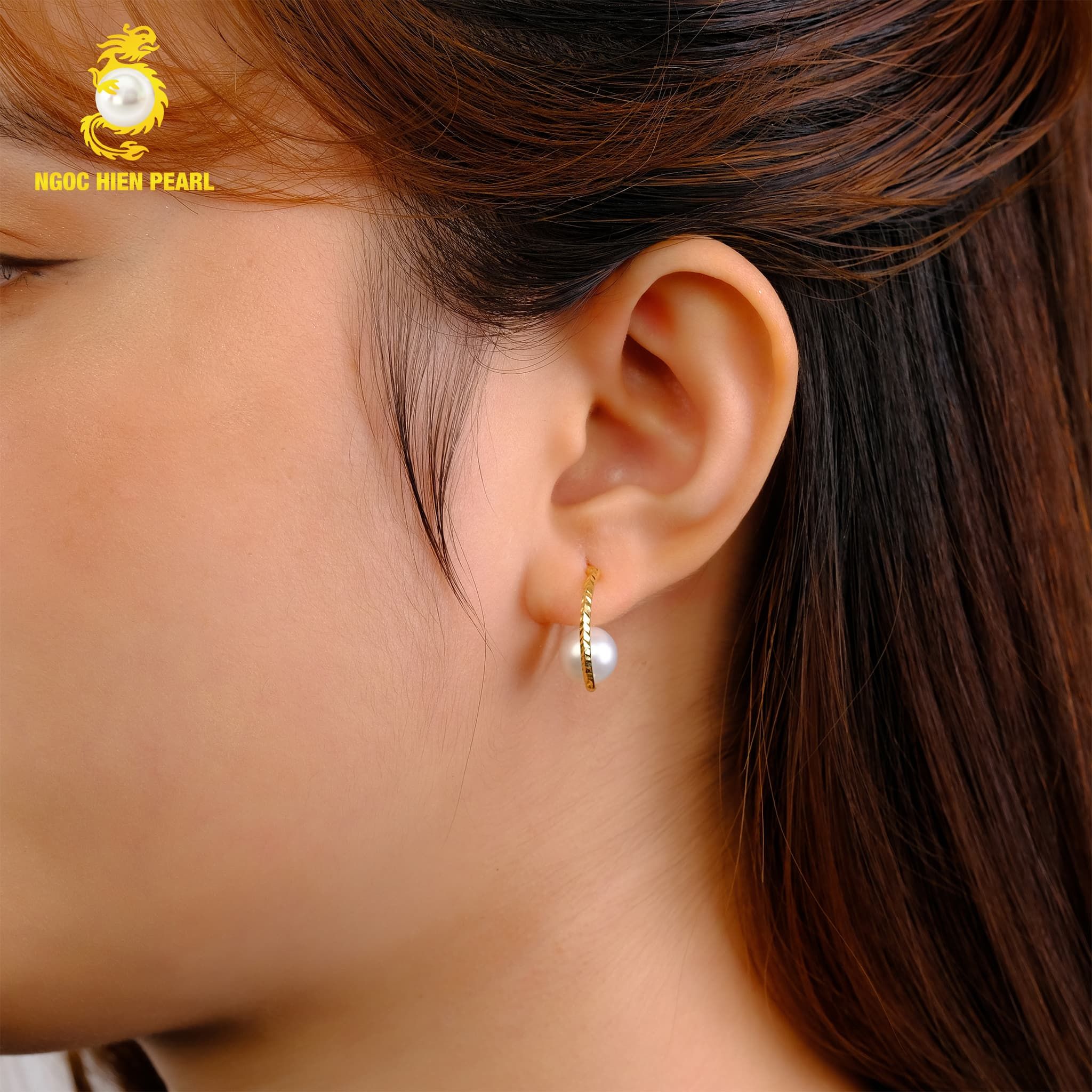 Bông tai ngọc trai GDE370