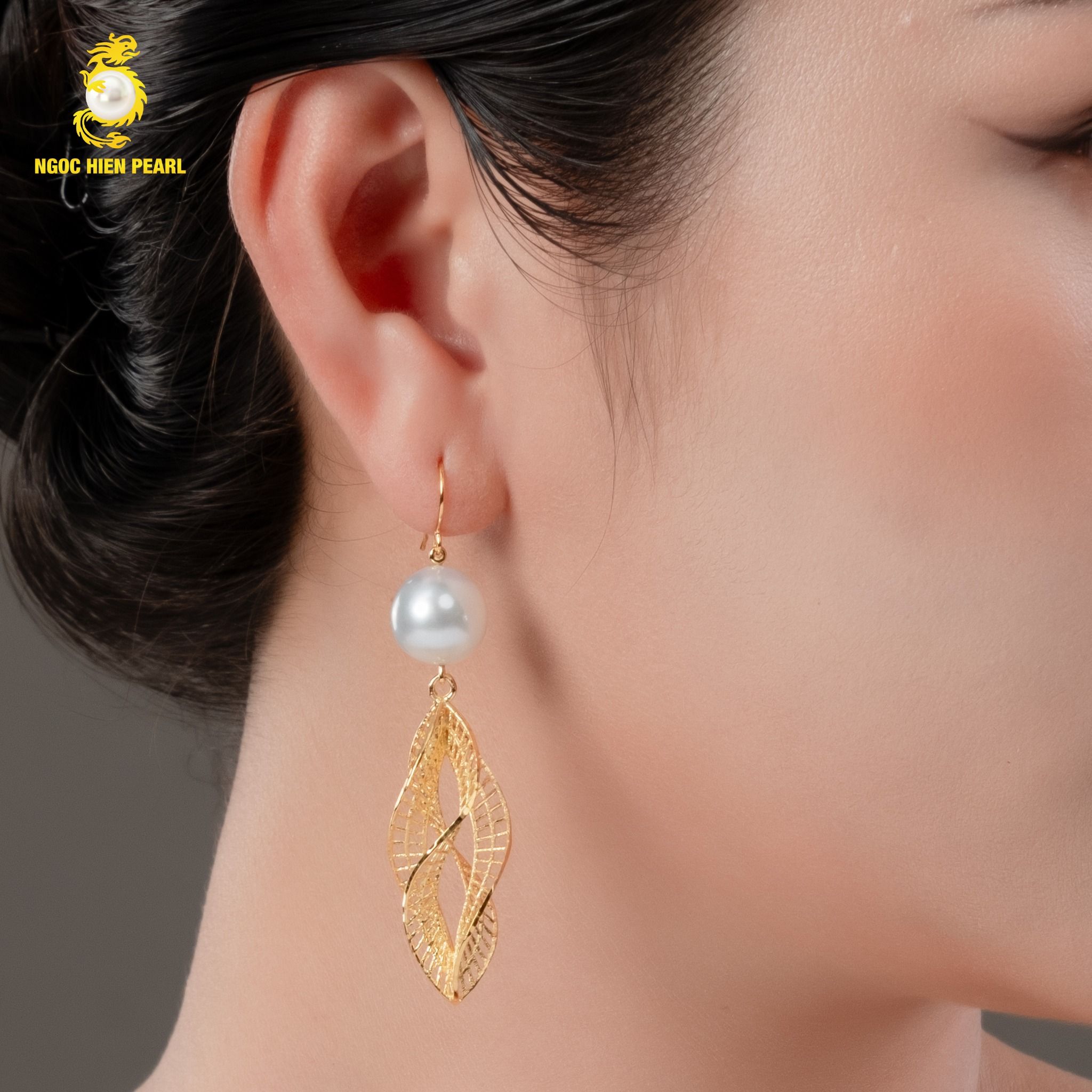 Bông tai ngọc trai thiết kế G0E017