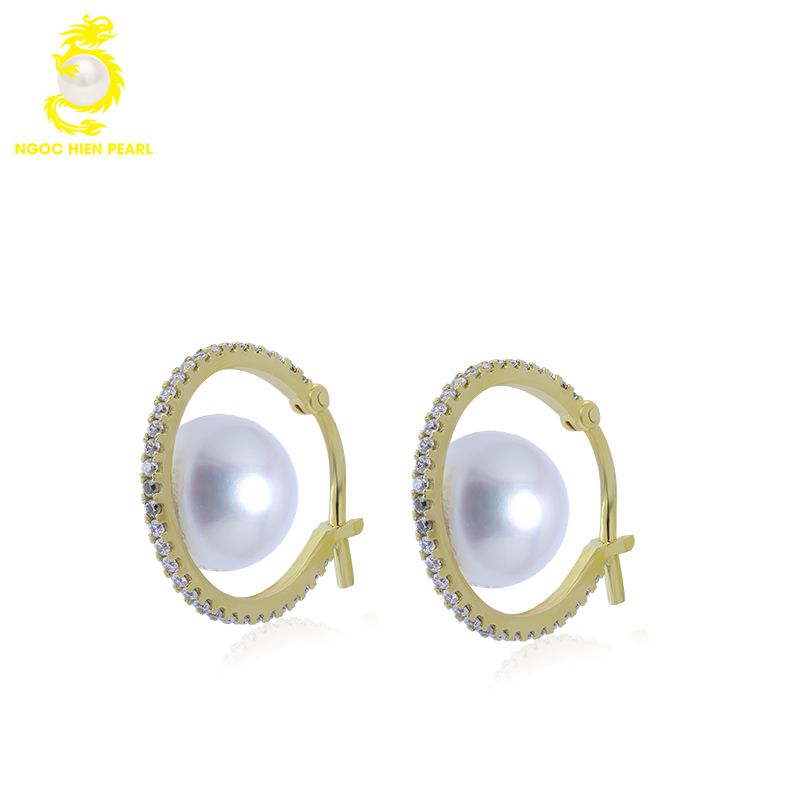 Bông Tai Ngọc Trai _ GDE328