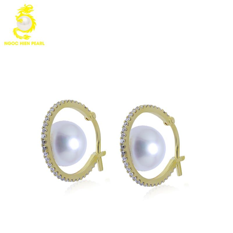 Bông Tai Ngọc Trai _ GDE328