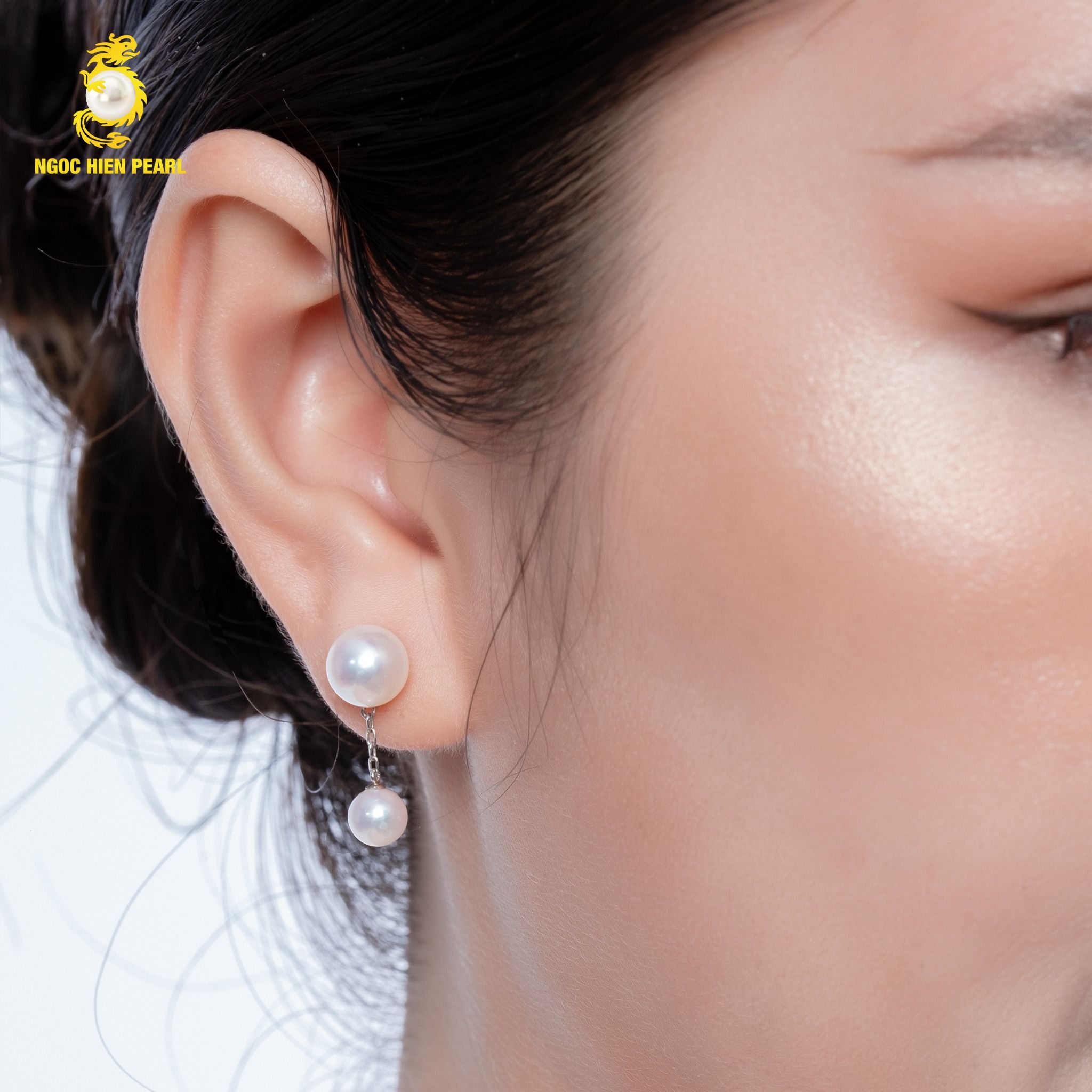 Bông tai ngọc trai thiết kế G0E068