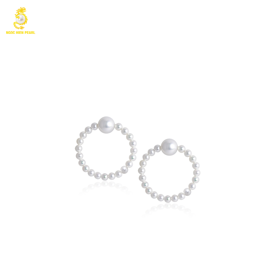 Bông tai ngọc trai thiết kế G0E087