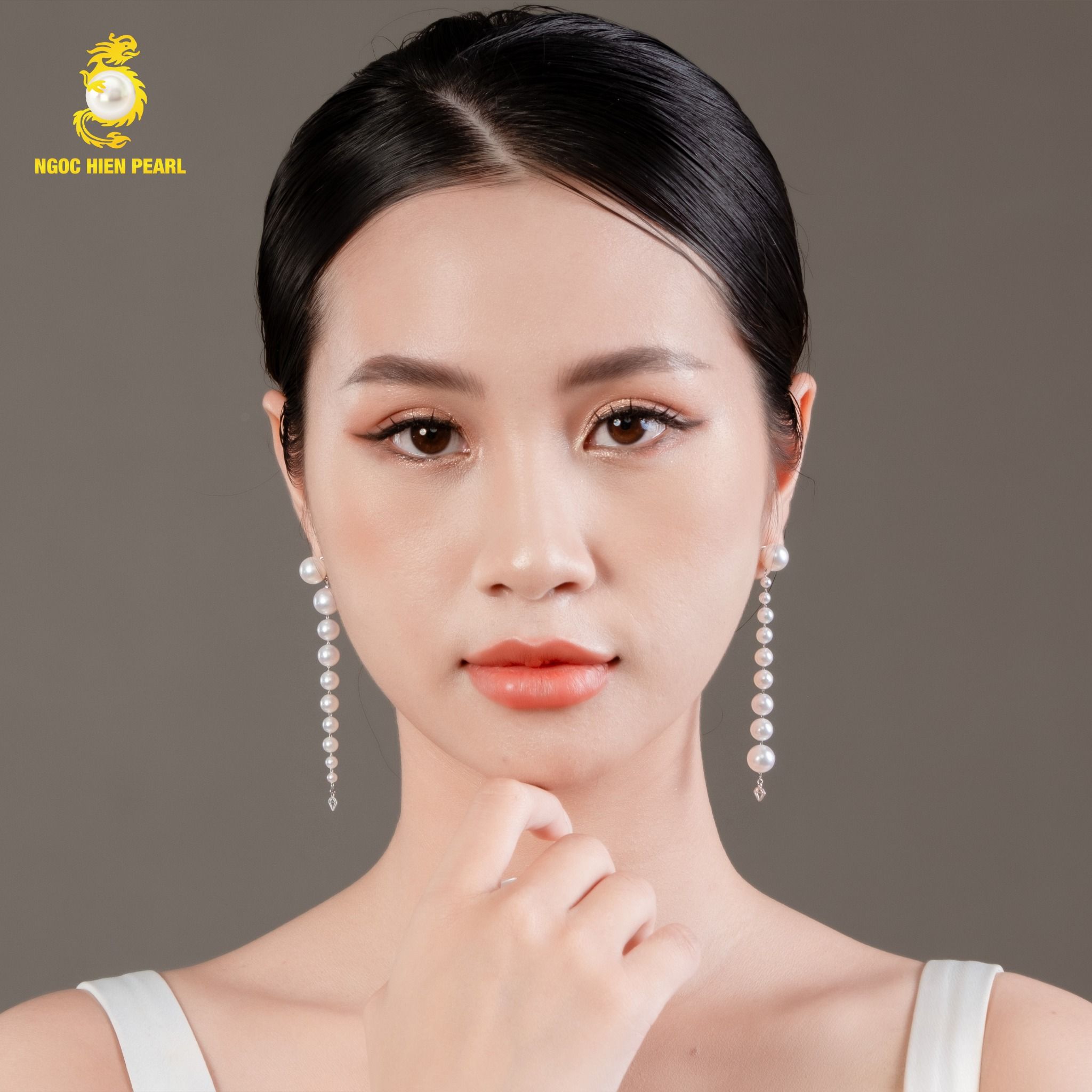 Bông tai ngọc trai thiết kế G0E090