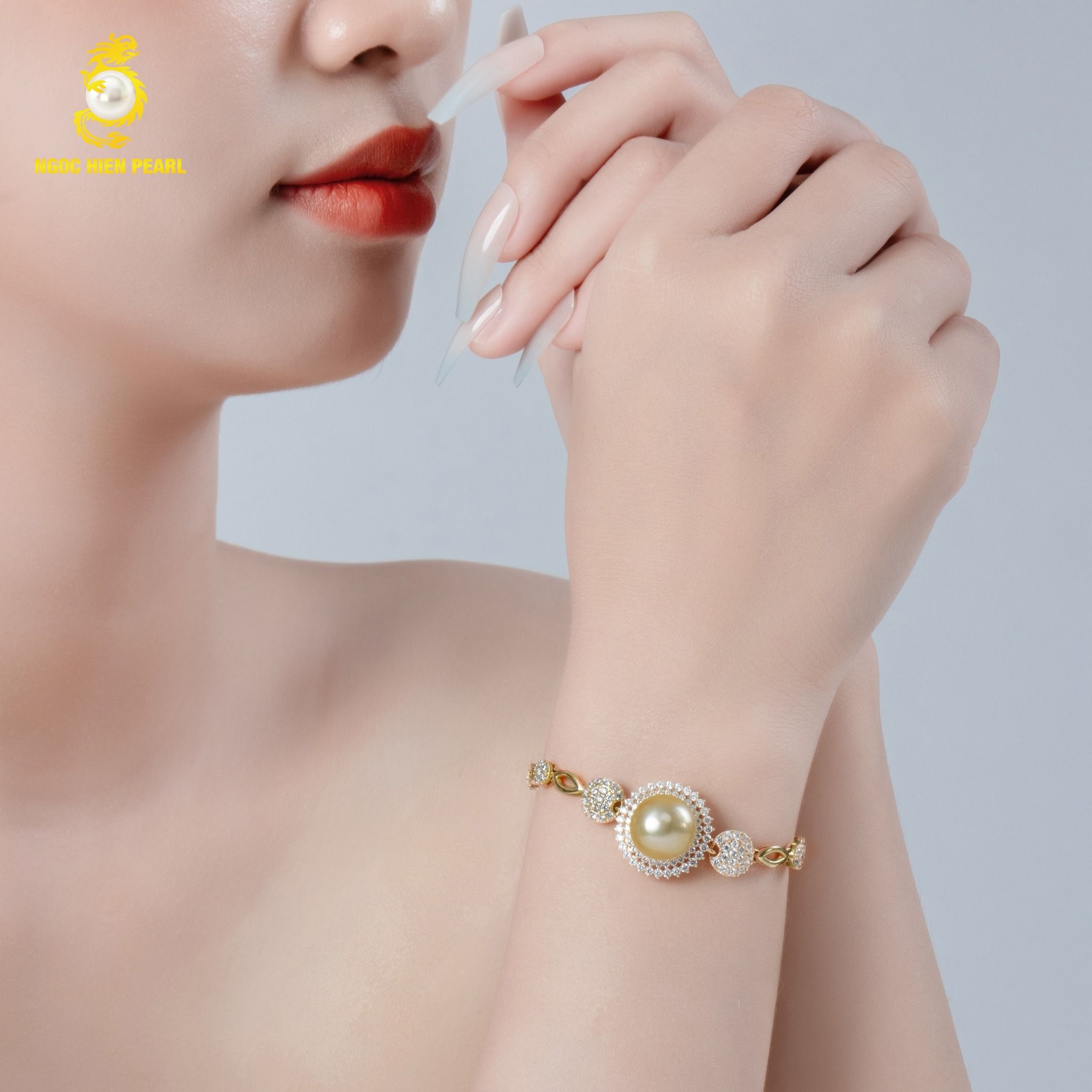 Vòng tay ngọc trai Southsea 4A GB0754