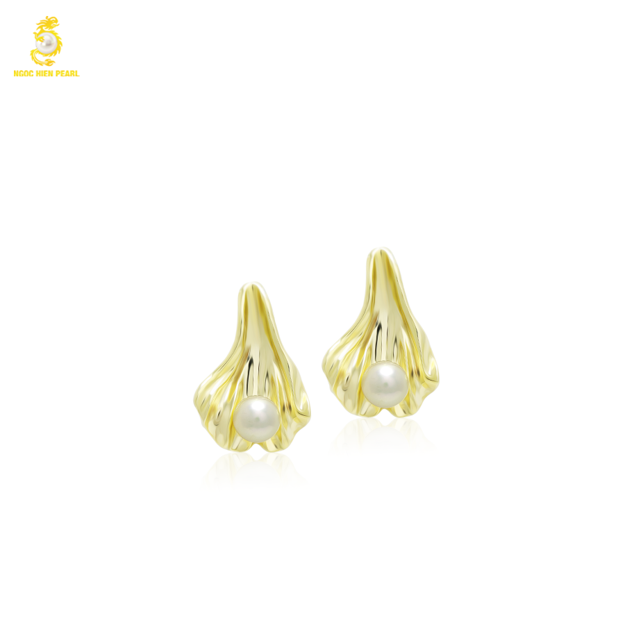 Bông tai ngọc trai tự nhiên GCE111