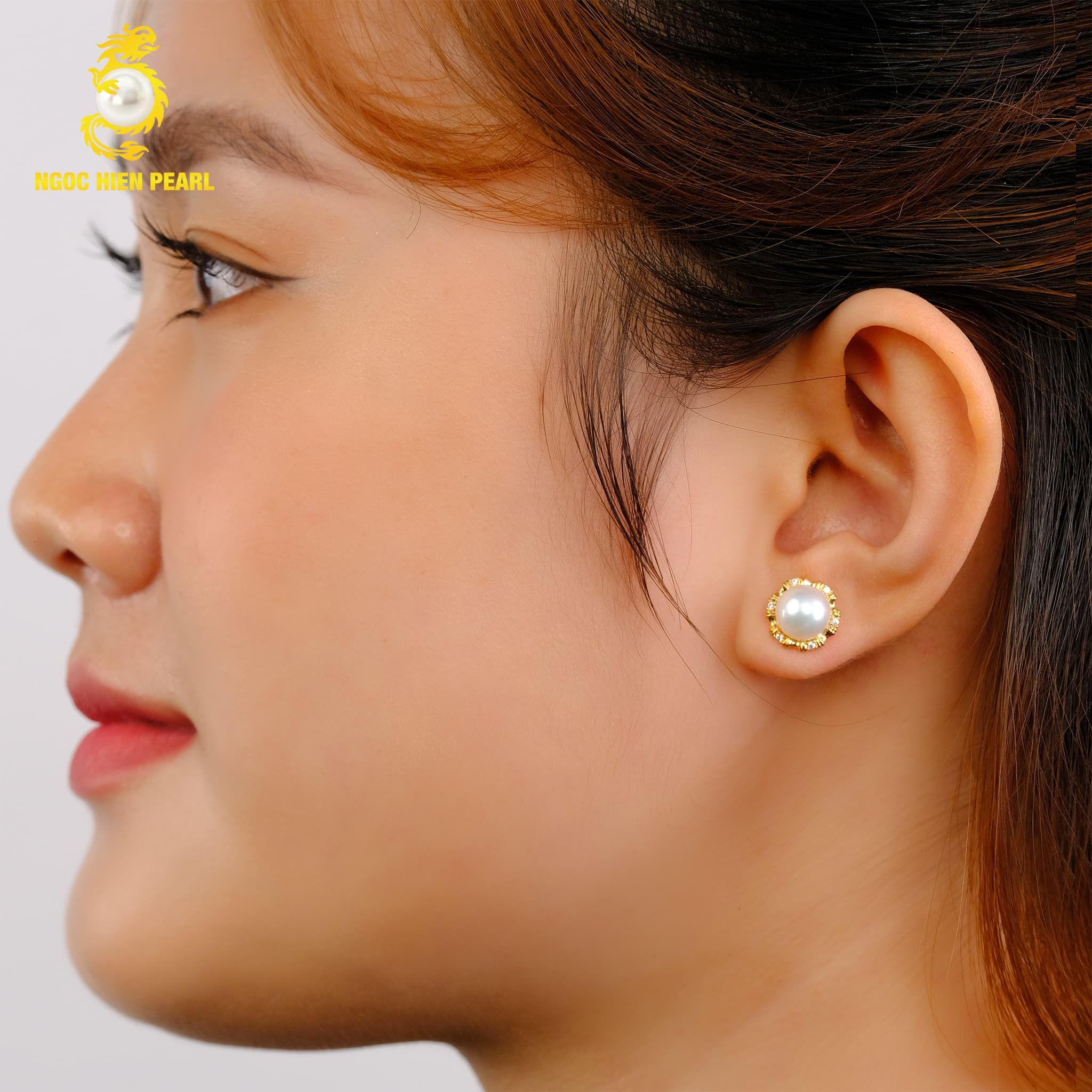 Bông tai ngọc trai GCE240