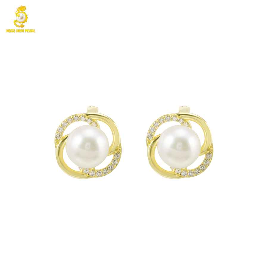 Bông tai ngọc trai Freshwater GCE248