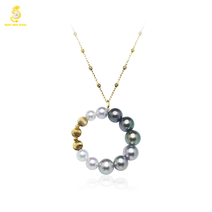 Dây chuyền ngọc trai thiết kế GDC038