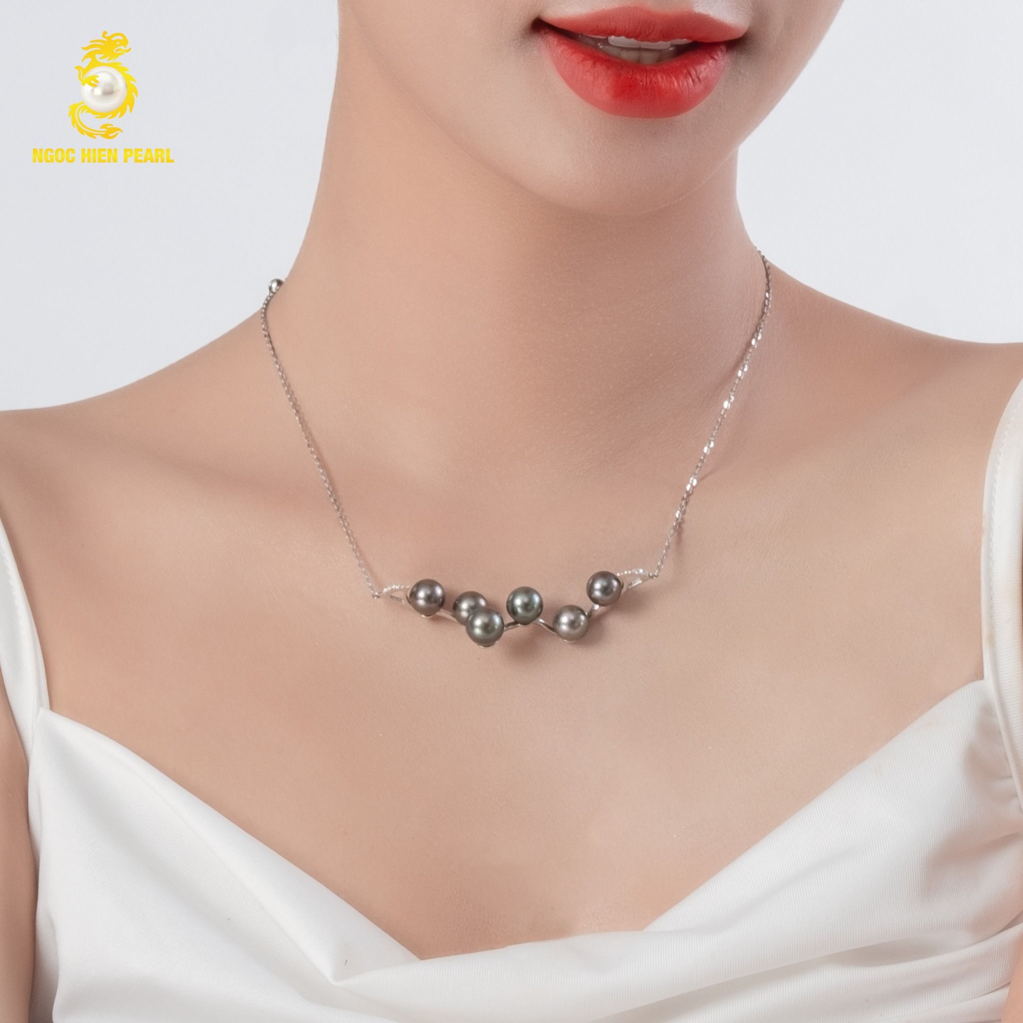 Dây chuyền ngọc trai thiết kế GDC085