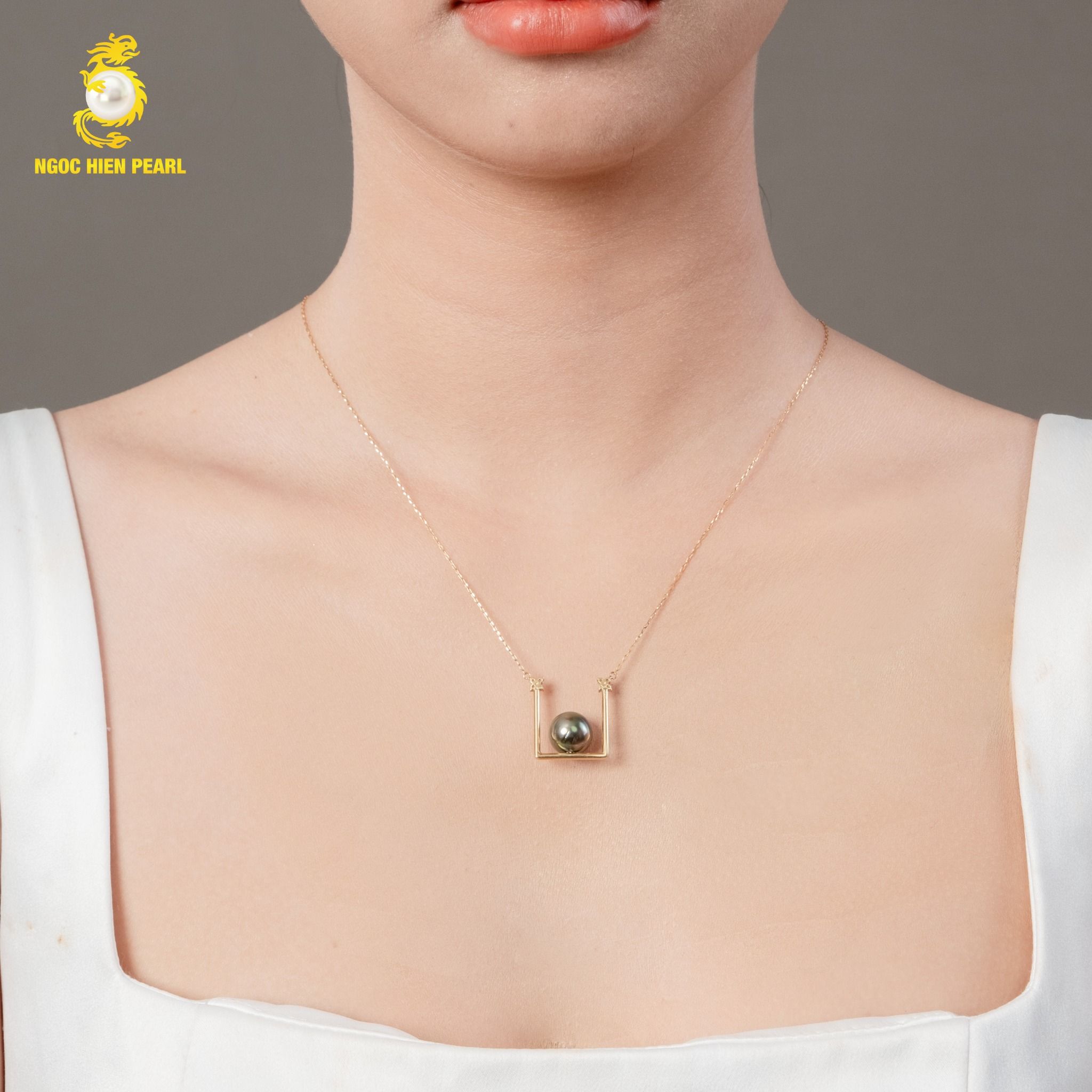 Dây chuyền ngọc trai thiết kế GDC143