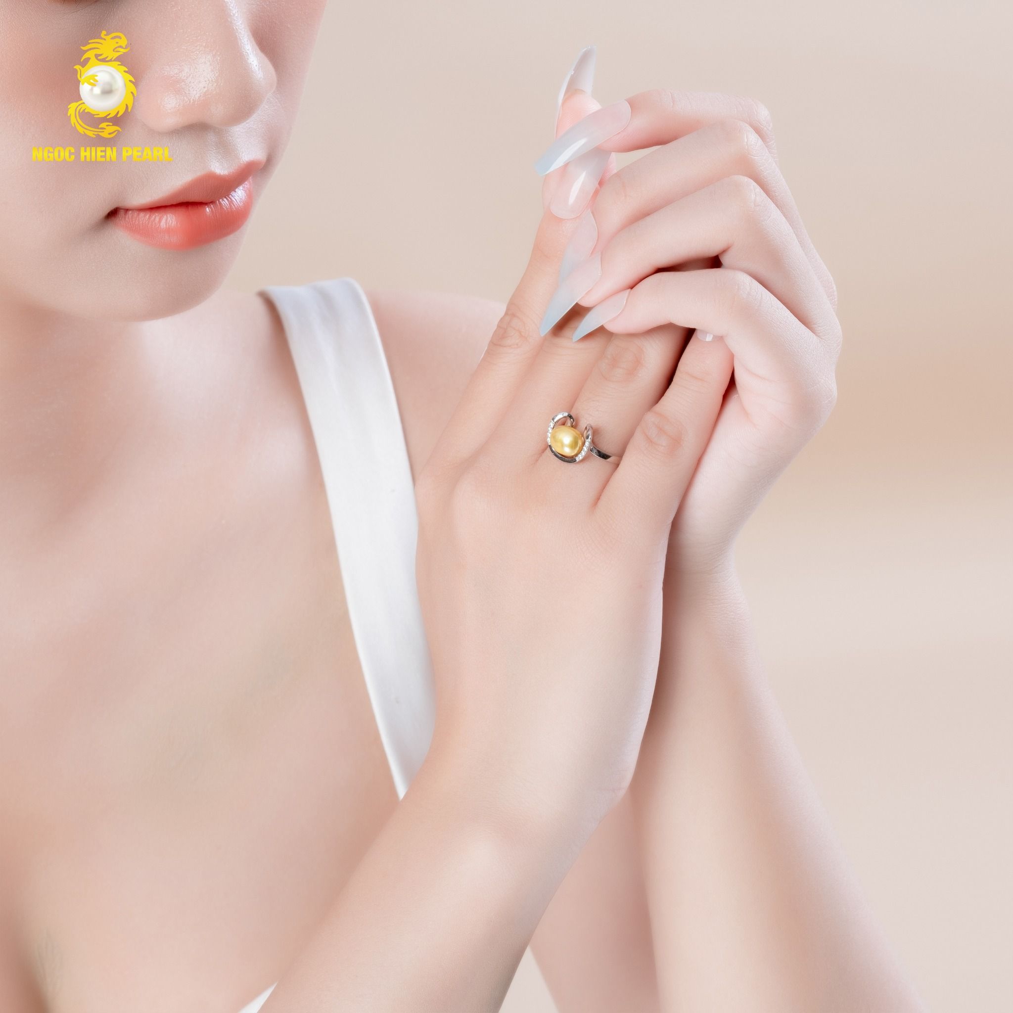 Nhẫn ngọc trai tự nhiên GR0111