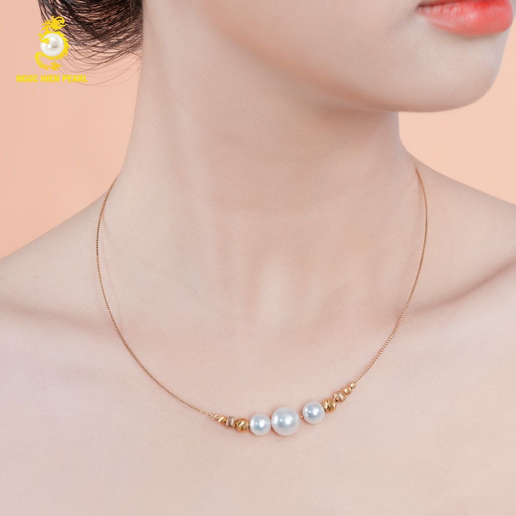 Kiềng ngọc trai thiết kế GPC000