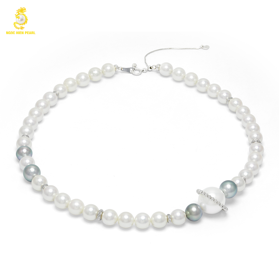 Chuỗi cổ ngọc trai thiết kế NPF004