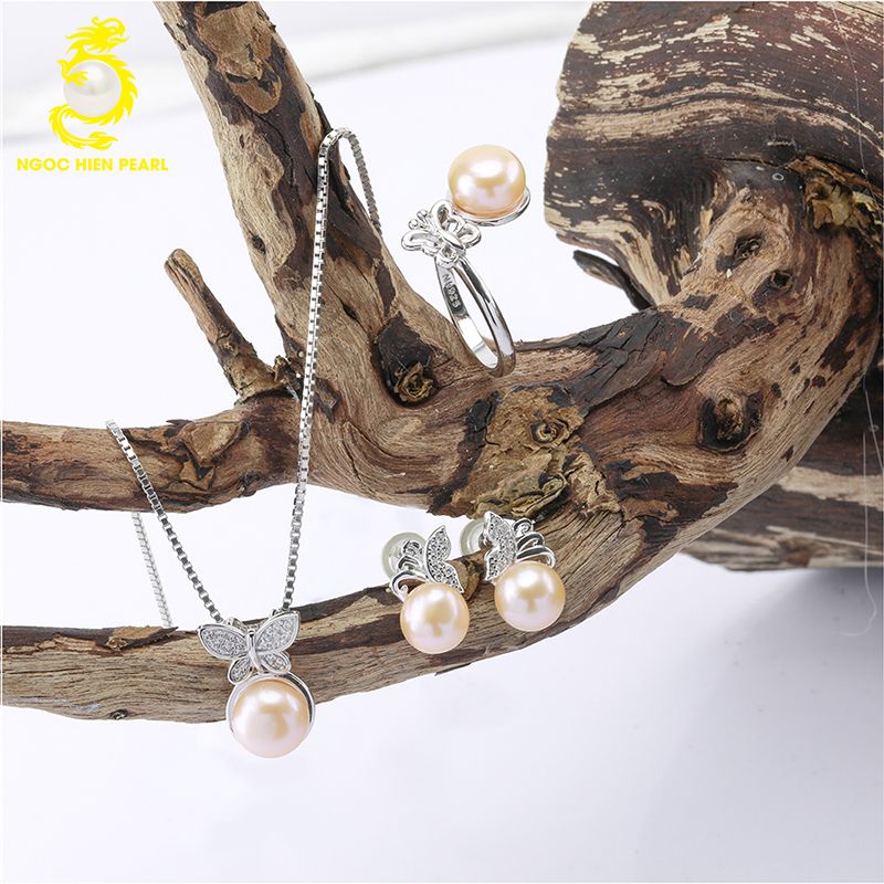 Bộ trang sức ngọc trai Freshwater SS0938