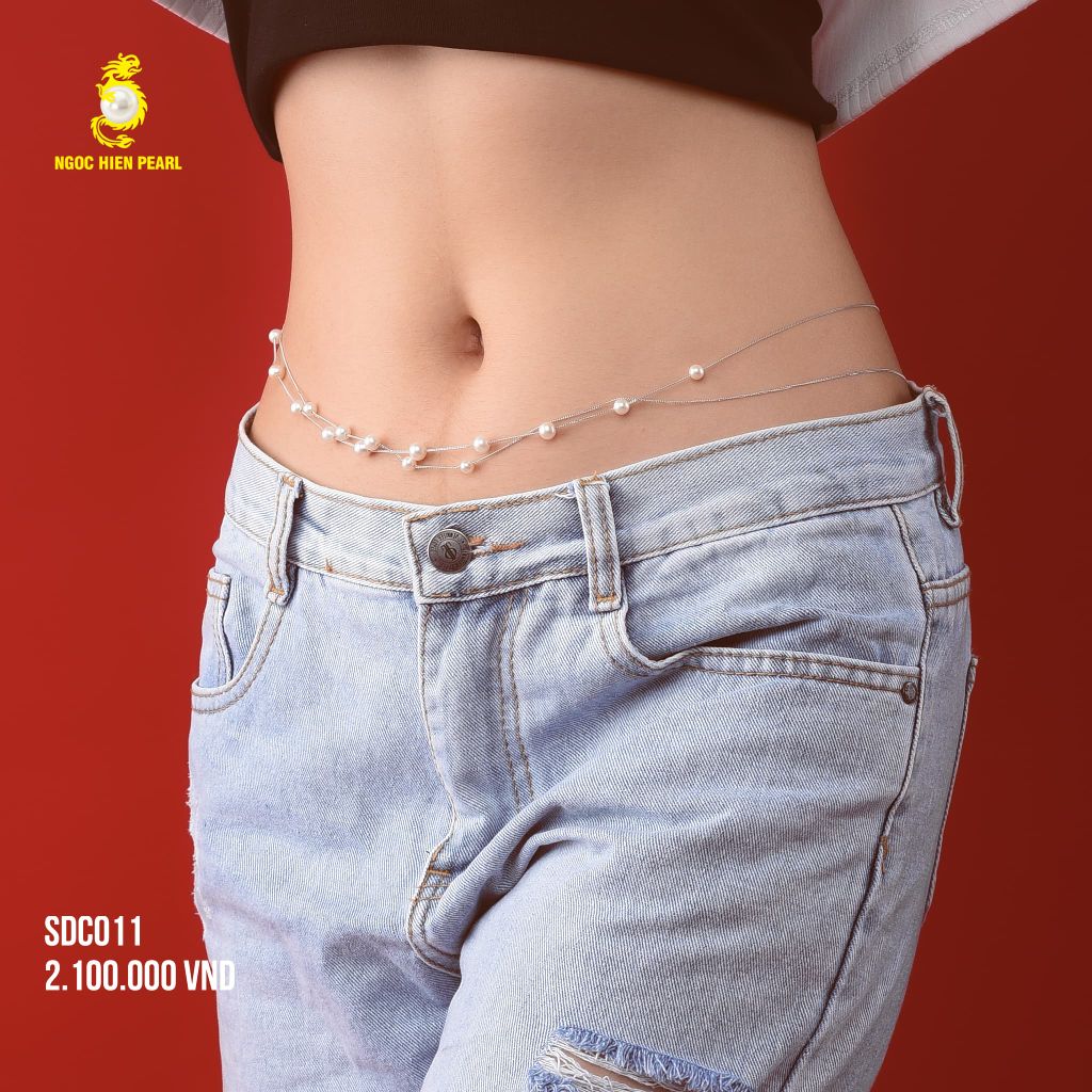Lắc eo ngọc trai Freshwater SDC011