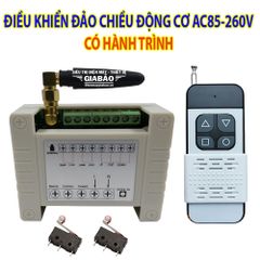 công tắc đảo chiều motor 1 pha, đảo chiều động cơ 220V có hành trình V4