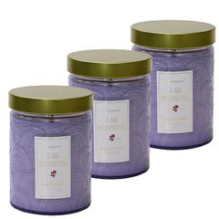 NẾN CỐC VALENTINE' DAY PURPLE CANDLE GLASS-I AM POWERFUL 11OZ