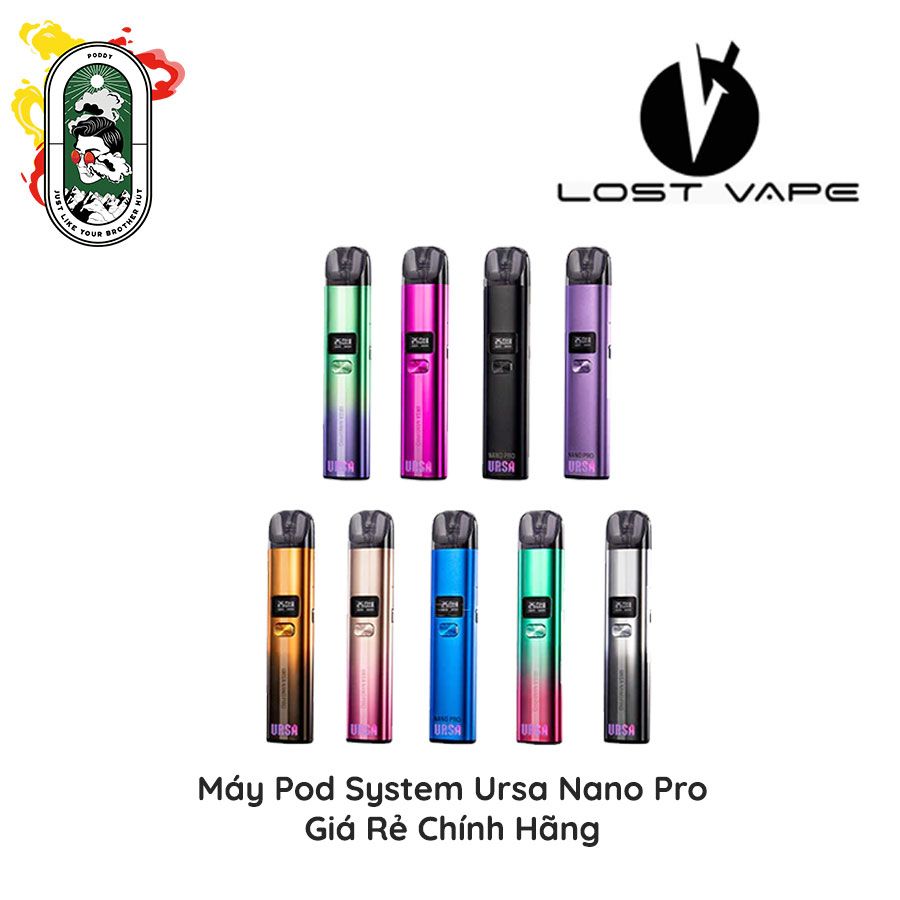  Máy Pod System Lost Vape Ursa Nano Pro 25W Pod Kit Chính Hãng 