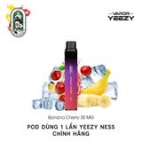  Pod Dùng 1 Lần Yeezy Ness Banana Cherry 30MG Chính Hãng 