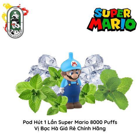 Bán Pod Hút 1 lần Super Mario 8000 Hơi Giá Rẻ Và Chất Lượng