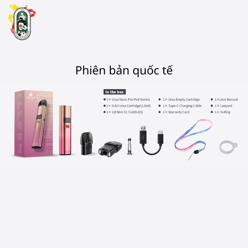  Máy Pod System Lost Vape Ursa Nano Pro 25W Pod Kit Chính Hãng 