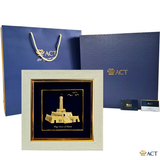 Tranh Cột Cờ Hà Nội dát vàng 24k ACT GOLD ISO 9001:2015