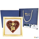 Tranh Hoa Hồng dát vàng 24k ACT GOLD ISO 9001:2015 (Mẫu 1)