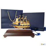 Quà tặng Thuyền Buồm mạ vàng 24k ACT GOLD ISO 9001:2015 (Mẫu 33)