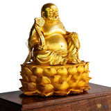 Quà tặng Phật Di Lặc dát vàng 24k ACT GOLD ISO 9001:2015