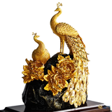 Quà tặng Chim Công dát vàng 24k ACT GOLD ISO 9001:2015 ( mẫu 1 )