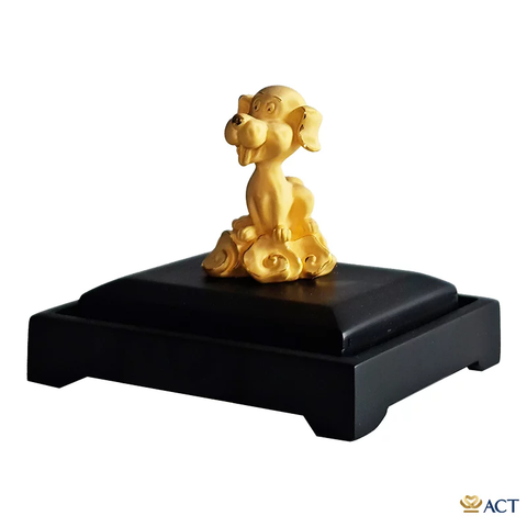 Quà tặng Cún Cute dát vàng 24k ACT GOLD ISO 9001:2015