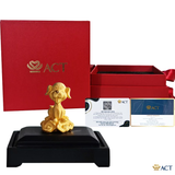 Quà tặng Cún Cute dát vàng 24k ACT GOLD ISO 9001:2015