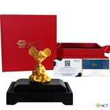 Quà tặng Chuột Cute dát vàng 24k ACT GOLD ISO 9001:2015