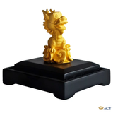 Quà tặng Rồng Cute dát vàng 24k ACT GOLD ISO 9001:2015