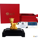 Quà tặng Ngựa Cute dát vàng 24k ACT GOLD ISO 9001:2015