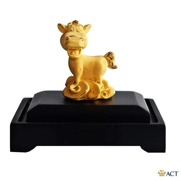 Quà tặng Ngựa Cute dát vàng 24k ACT GOLD ISO 9001:2015