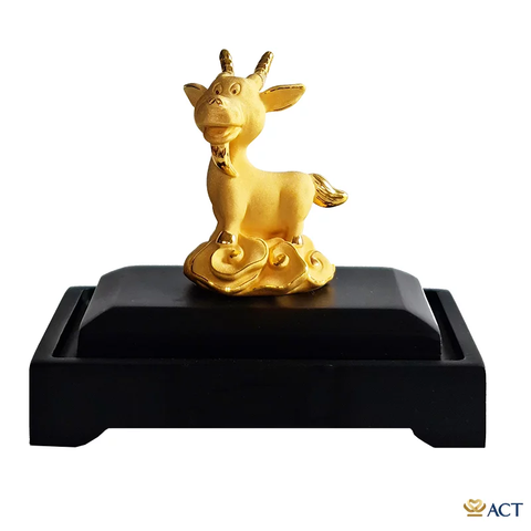 Quà tặng Dê Cute dát vàng 24k ACT GOLD ISO 9001:2015