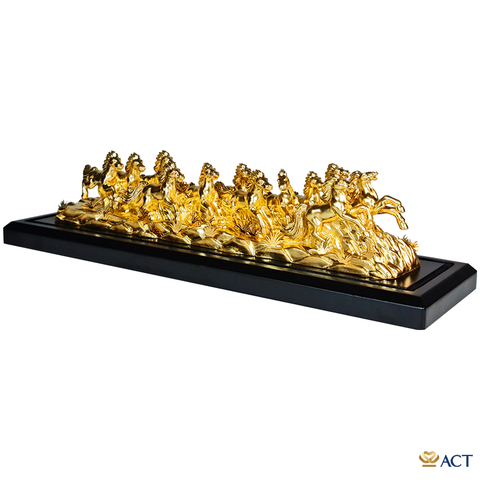 Quà tặng Đàn Ngựa dát vàng 24k ACT GOLD ISO 9001:2015