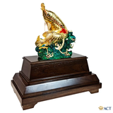 Quà tặng Cá Rồng dát vàng 24k ACT GOLD ISO 9001:2015 (Mẫu 4)