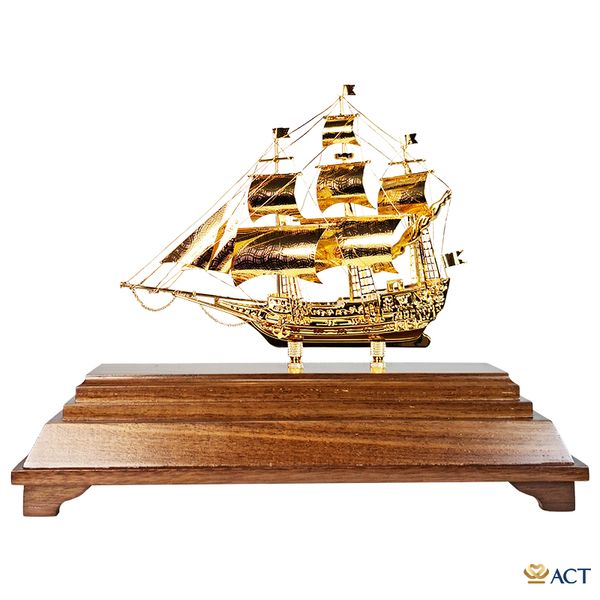 Quà tặng Thuyền Buồm mạ vàng 24k ACT GOLD ISO 9001:2015 (Mẫu 201)