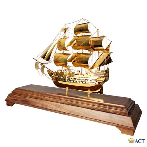 Quà tặng Thuyền Buồm mạ vàng 24k ACT GOLD ISO 9001:2015 (Mẫu 203)