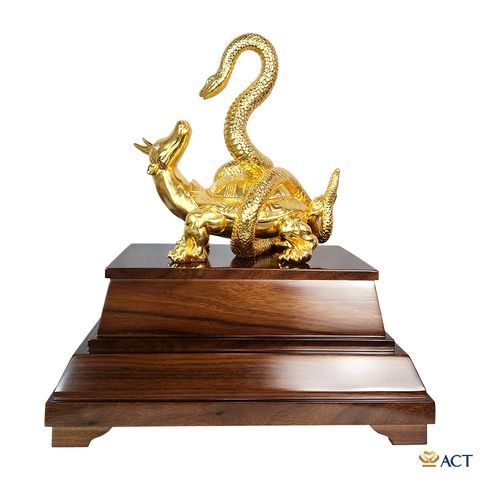 Quà tặng Huyền Vũ dát vàng 24k ACT GOLD ISO 9001:2015