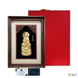 Tranh A Di Đà Phật dát vàng 24k ACT GOLD ISO 9001:2015 (Mẫu 3)