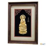 Tranh A Di Đà Phật dát vàng 24k ACT GOLD ISO 9001:2015 (Mẫu 3)