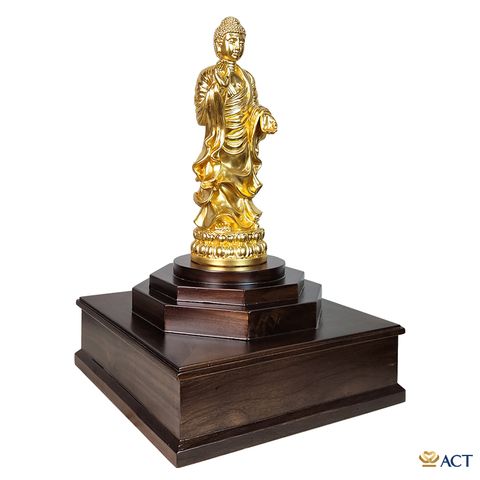 Tượng Phật A Di Đà dát vàng 24k ACT GOLD