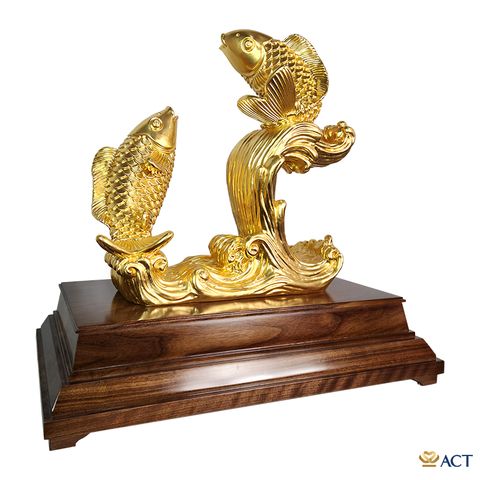 Song Ngư dát vàng 24k ACT GOLD