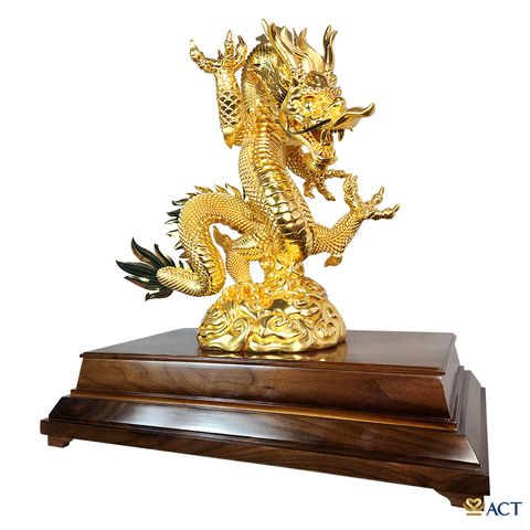 tượng Rồng Thanh Long dát vàng 24k ACT GOLD